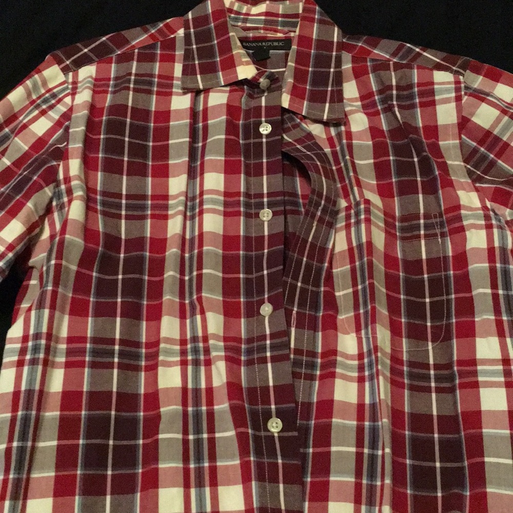 Plaid Banana Republic